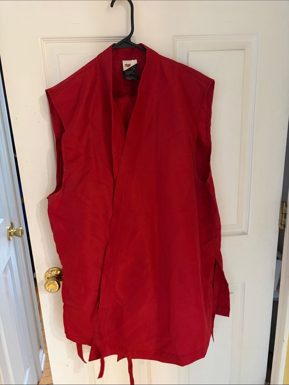 Street fighter Ken Red Sleeveless Martial Arts Costume